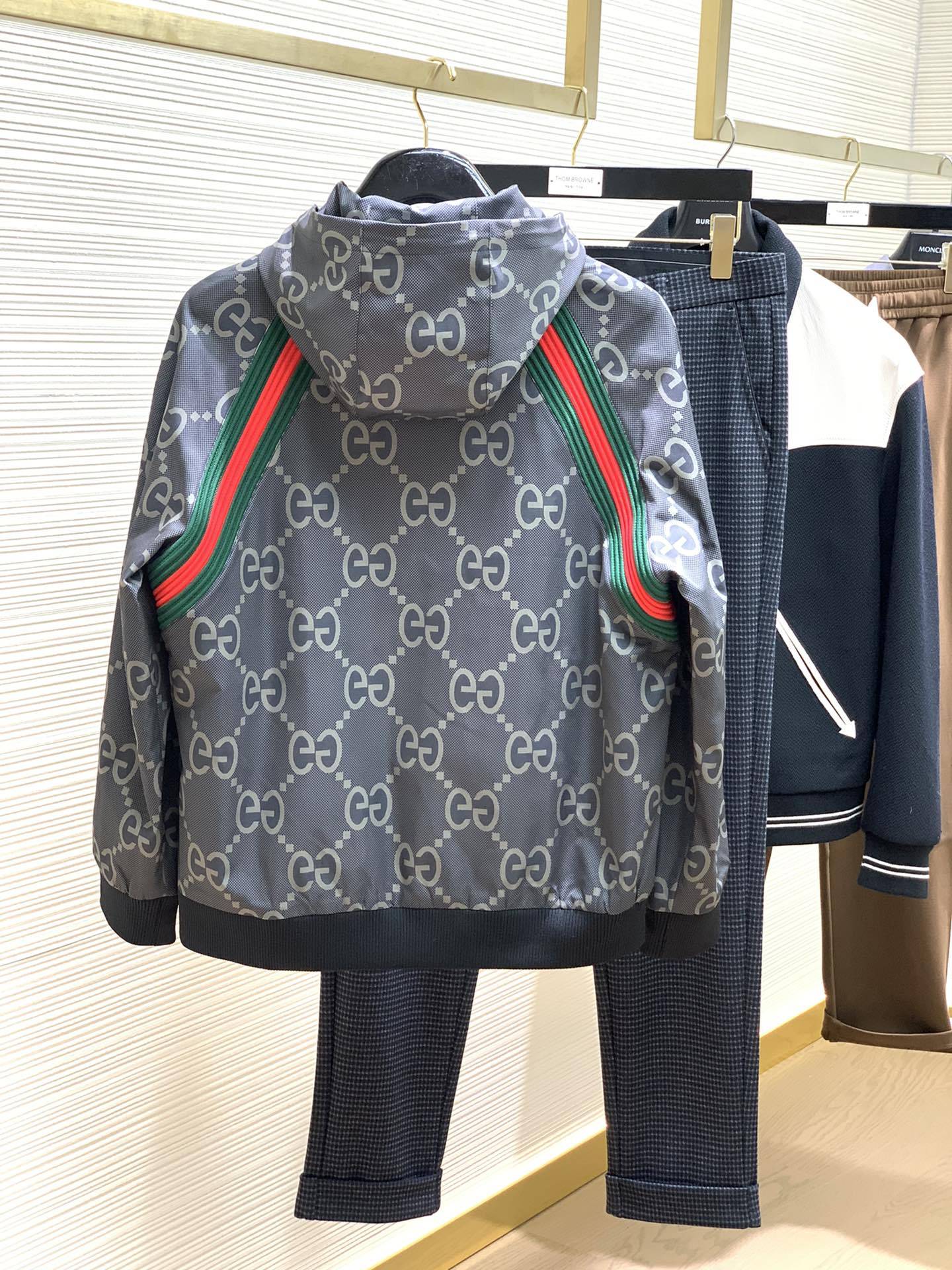 グッチ「Gucci 」秋冬新作メンズフード付きジャケット