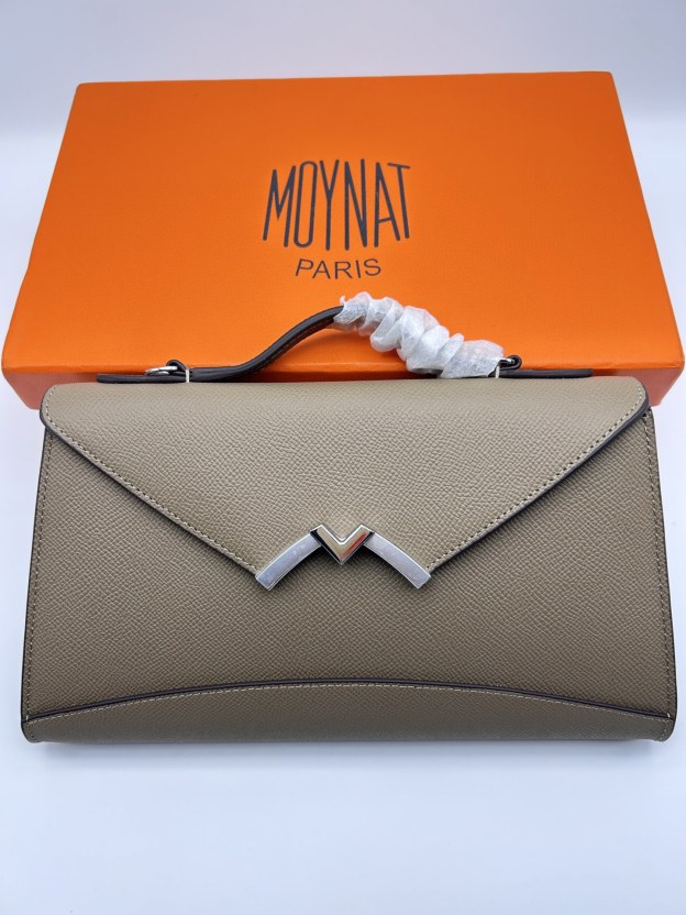 モイナ「Moynat」Réjane レザートートバッグ