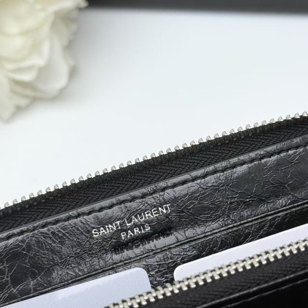 サンローラン「Saint Laurent」ジッパーウォレット
