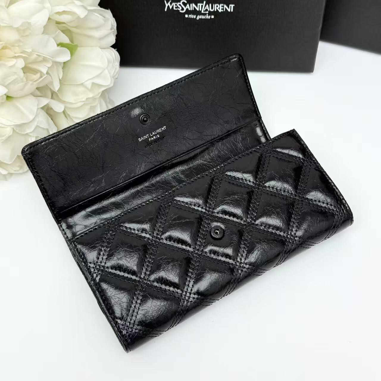 サンローラン「Saint Laurent」フラップウォレット