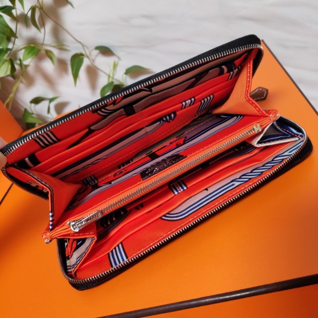 エルメス エプソムレザー ジッパーウォレット