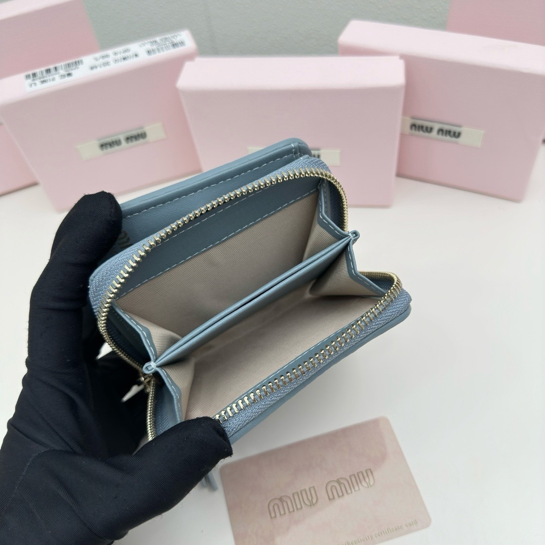 ミュウミュウ マテラッセレザー 財布「Matelassé Wallet」