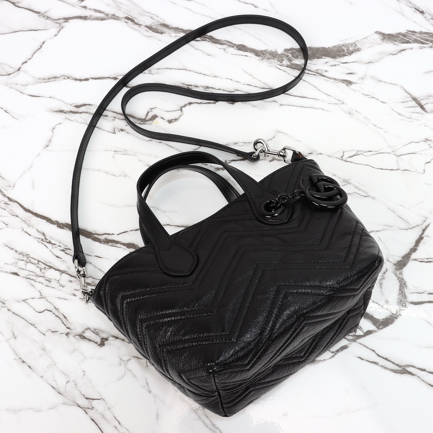 グッチ〔GGマーモント〕スモール トートバッグ「GG Marmont Bag」