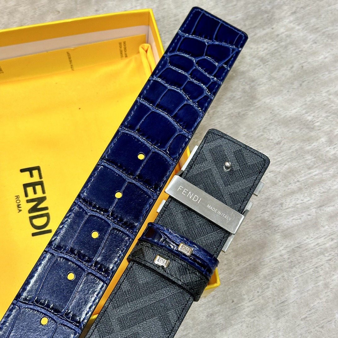 フェンディ「Fendi」FF ベルト - リバーシブル フックベルト