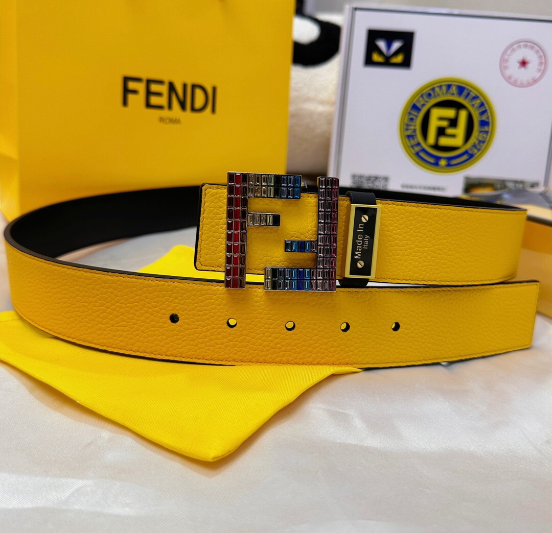 フェンディ「Fendi」FF ベルト - リバーシブル フックベルト