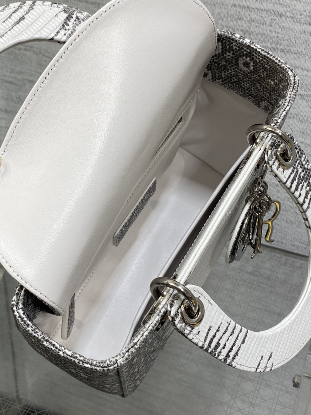 ディオール「Dior」グレーティガー レザーハンドバッグ