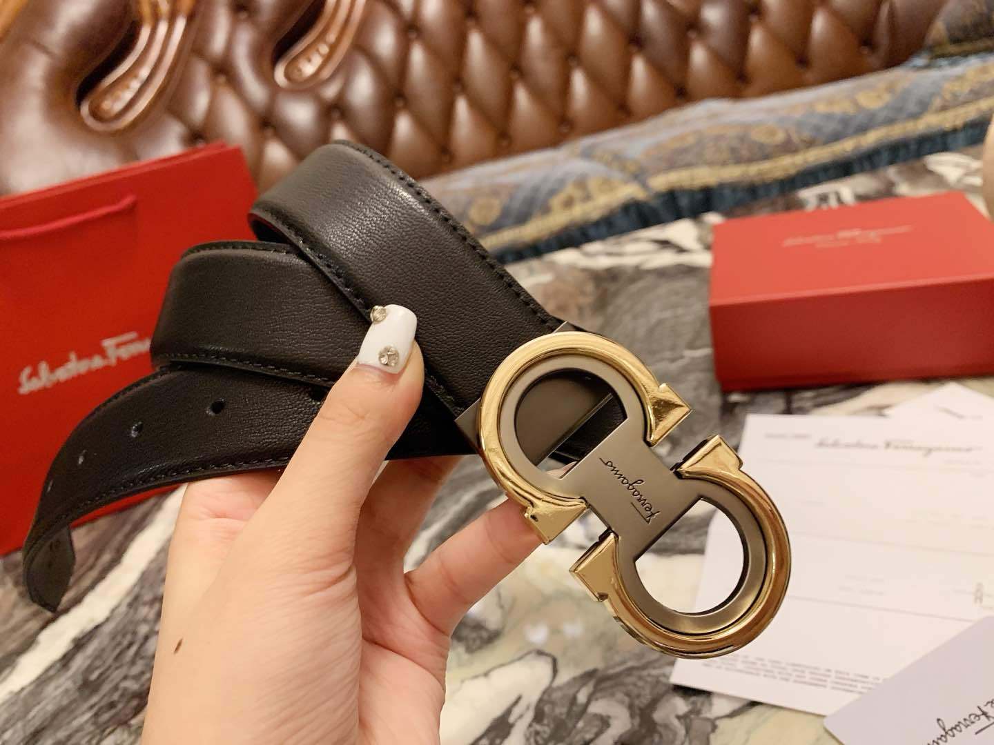 フェラガモ「Ferragamo」リバーシブルベルト