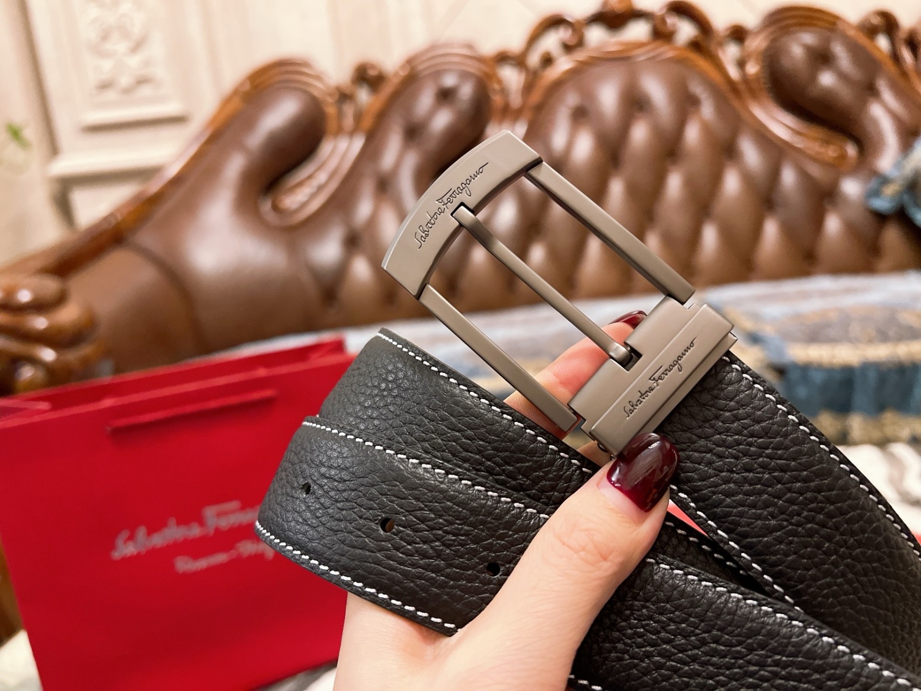 フェラガモ「Ferragamo」リバーシブルベルト