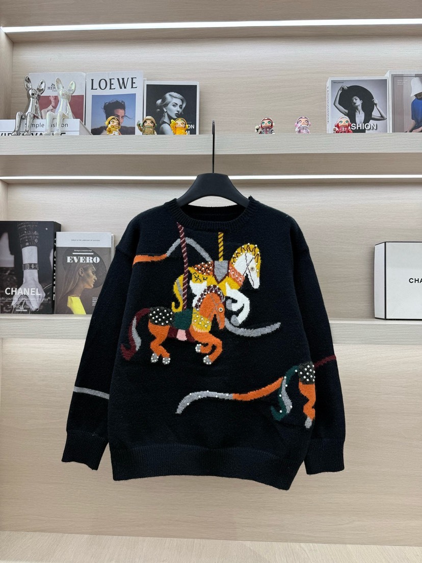 エルメス「Hermès」春季新作ラウンドネックスウェット
