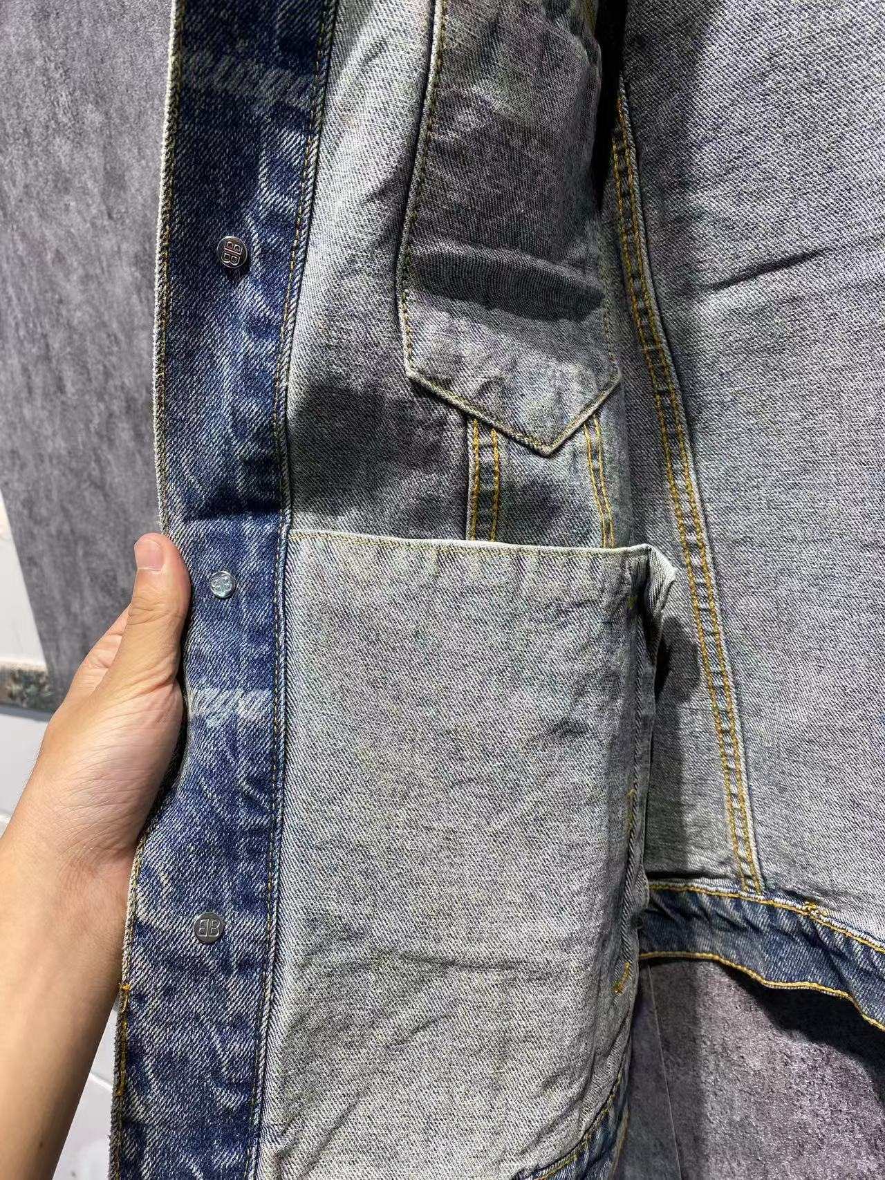 バレンシアガ「Balenciaga」デニムジャケット クラシック リデザイン