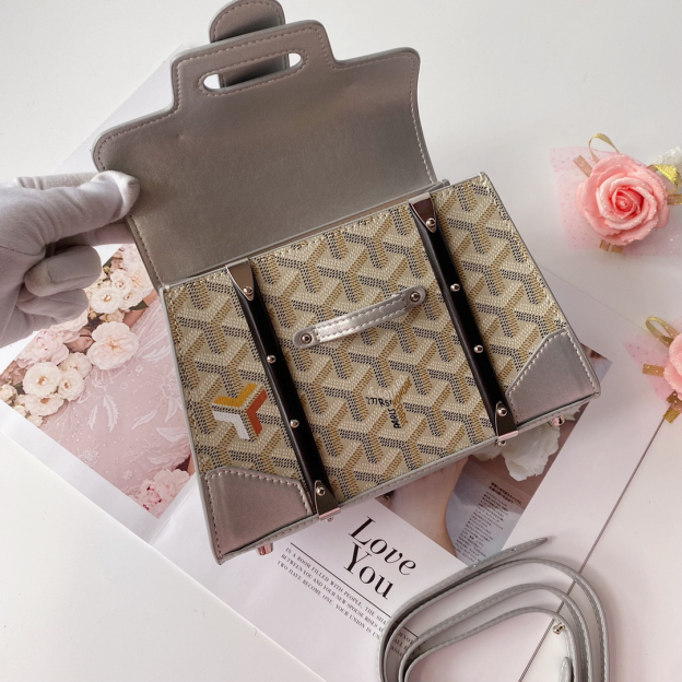 ゴヤール「Goyard」Saïgon Mini ハードケース ショルダーバッグ