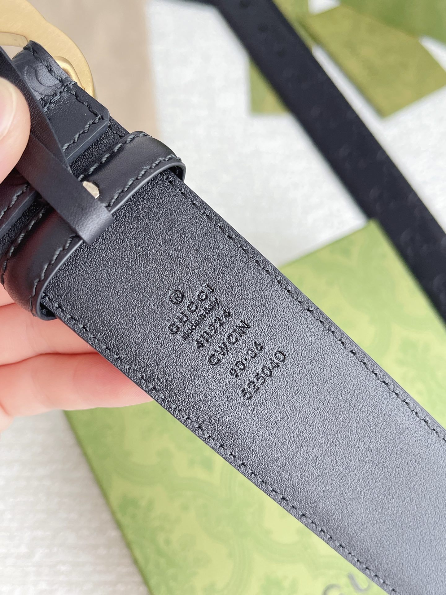 【在庫新登場】Gucci イタリアンテイストベルト「全長約 100cm」
