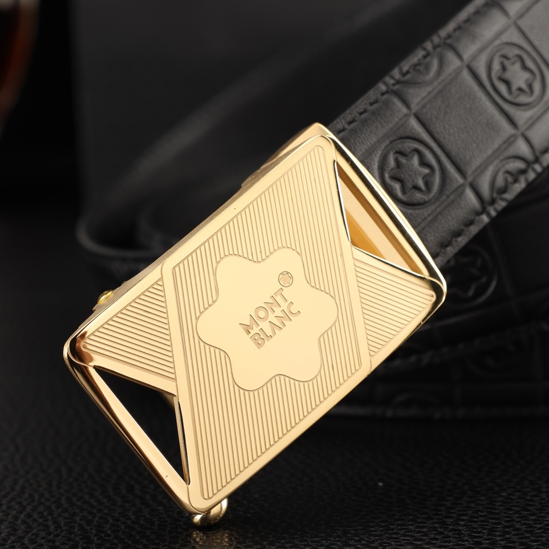 【厳選在庫】Montblanc ビジネスマン正装ベルト「全長約 100cm」
