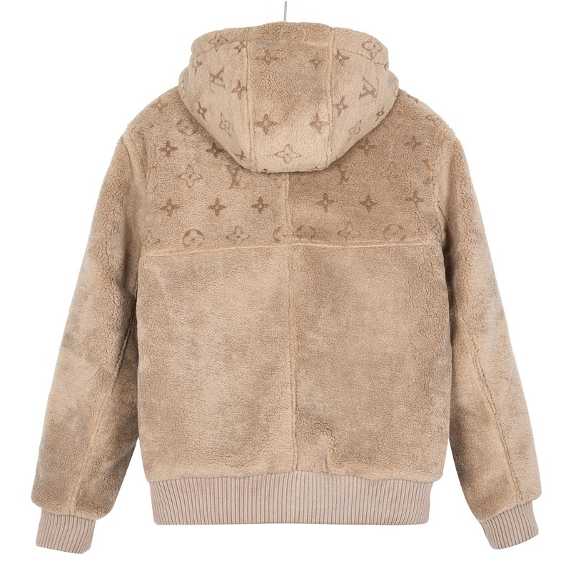 Louis Vuitton / ルイ・ヴィトン 23Fw（2024 年秋冬） 両面式のフード付きウェストタイトなジャケット。