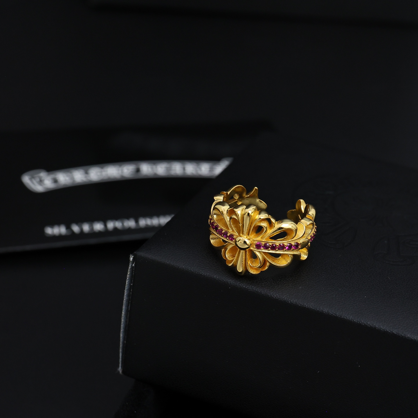 クロムハーツ「Chrome Hearts」クラシックヴィンテージ＆モダンリング - サイズ調整可能