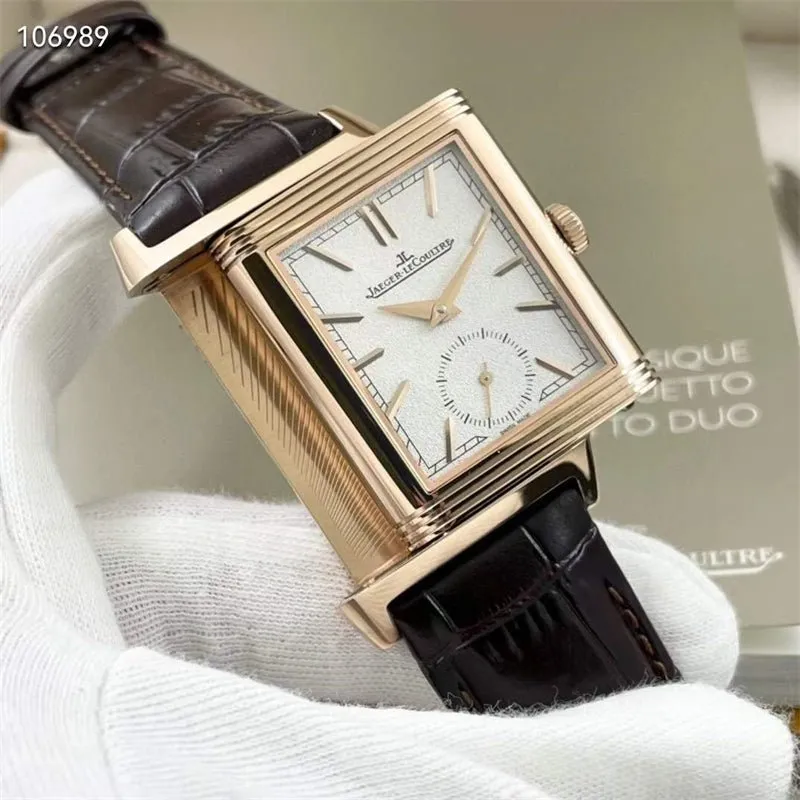 ジャガー ルクルト「Jaeger-LeCoultre」 Reverso Tribute Duoface クロノグラフ腕時計 49MM