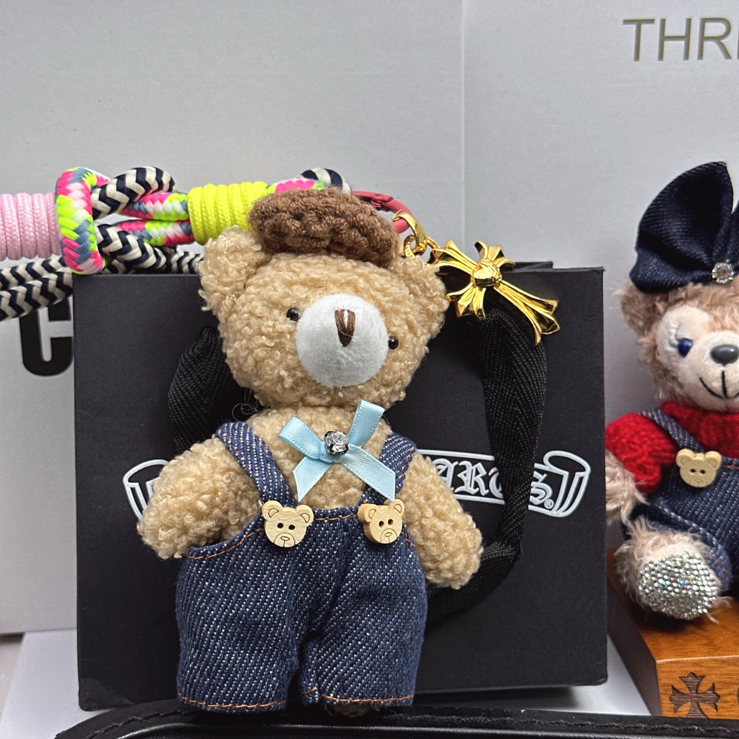 クロムハーツ「Chrome Hearts」バッグチャーム - すべてのトレンドバッグに合わせて、クールでキュートなスタイルを