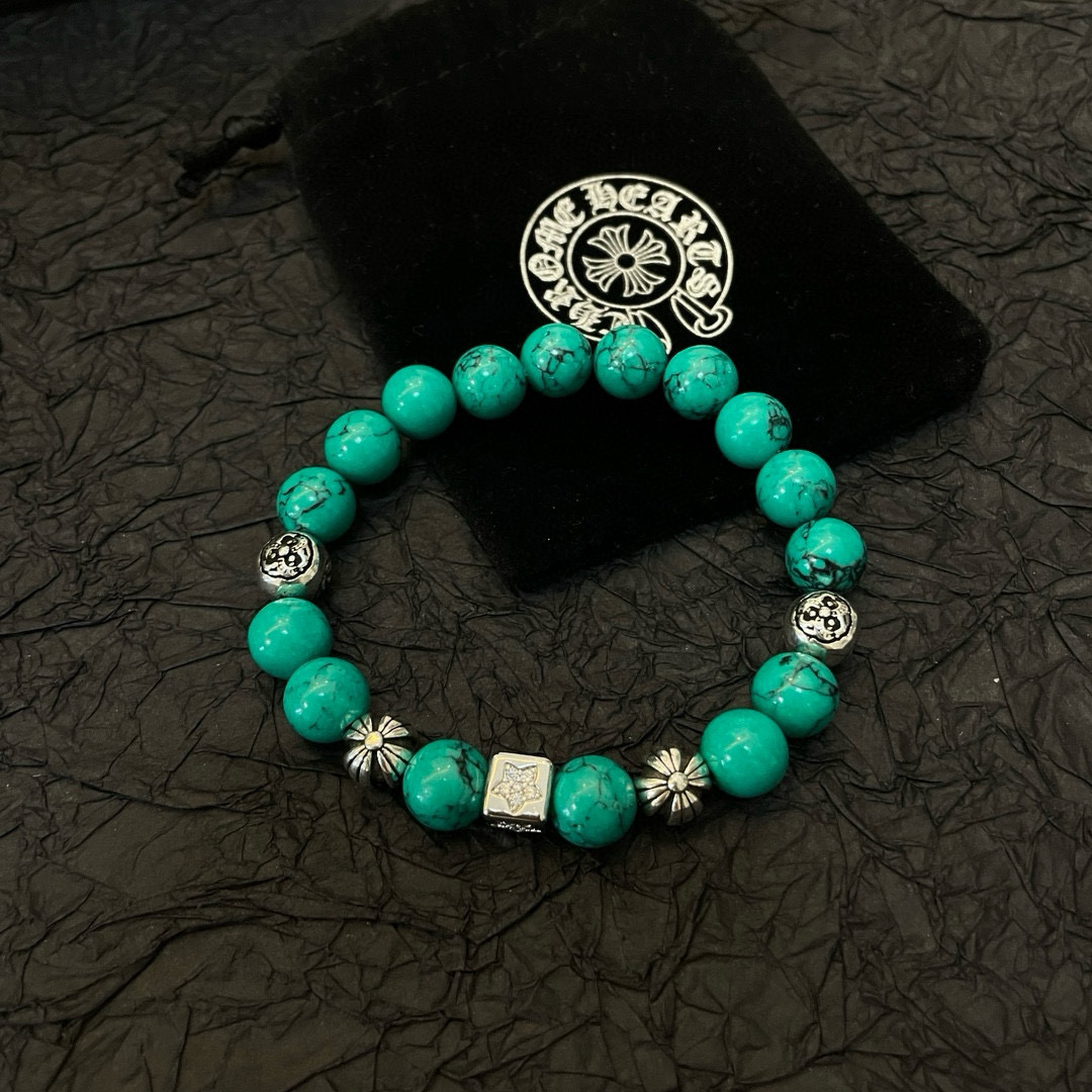 クロムハーツ「Chrome Hearts」ブレスレット - ヴィンテージ＆ロックテイスト ペア用