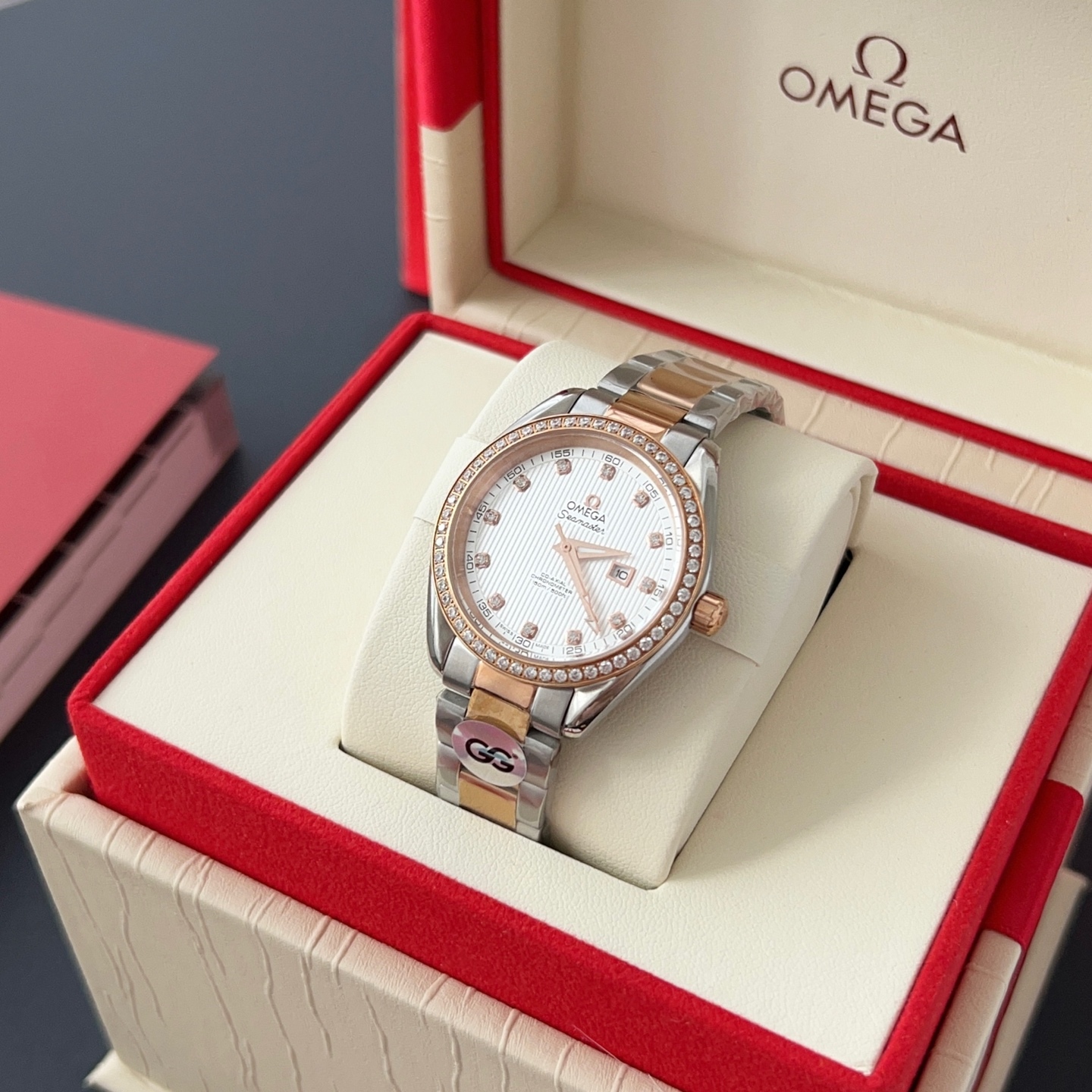 オメガ「Omega」アクアテラ 34mm マスタークロノメーター