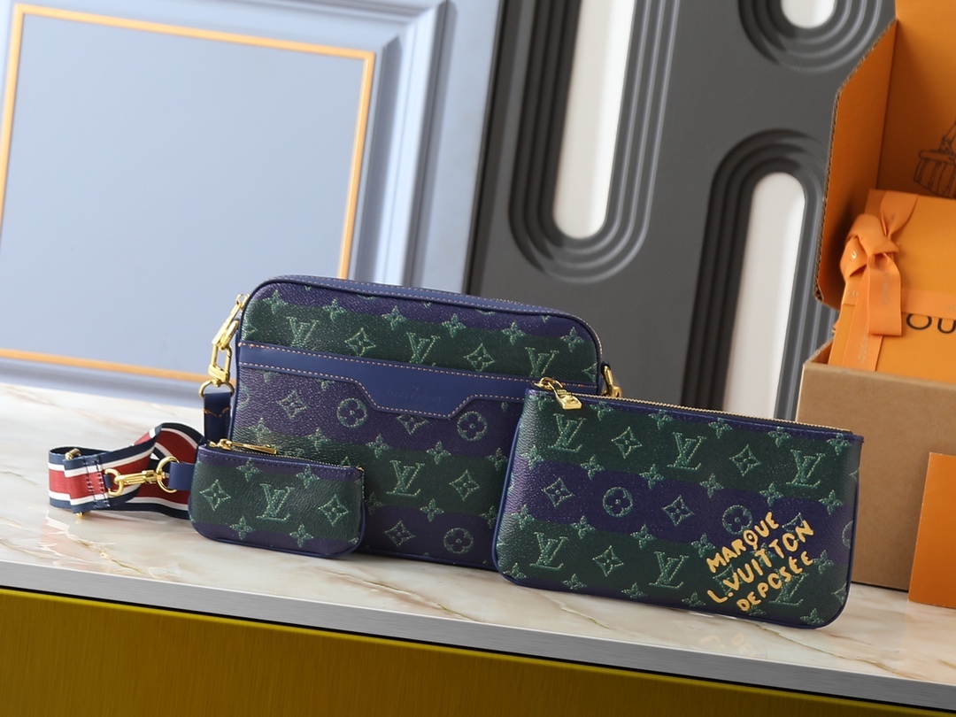 ルイ・ヴィトン「Louis Vuitton」新作 Trio メッセンジャーバッグ