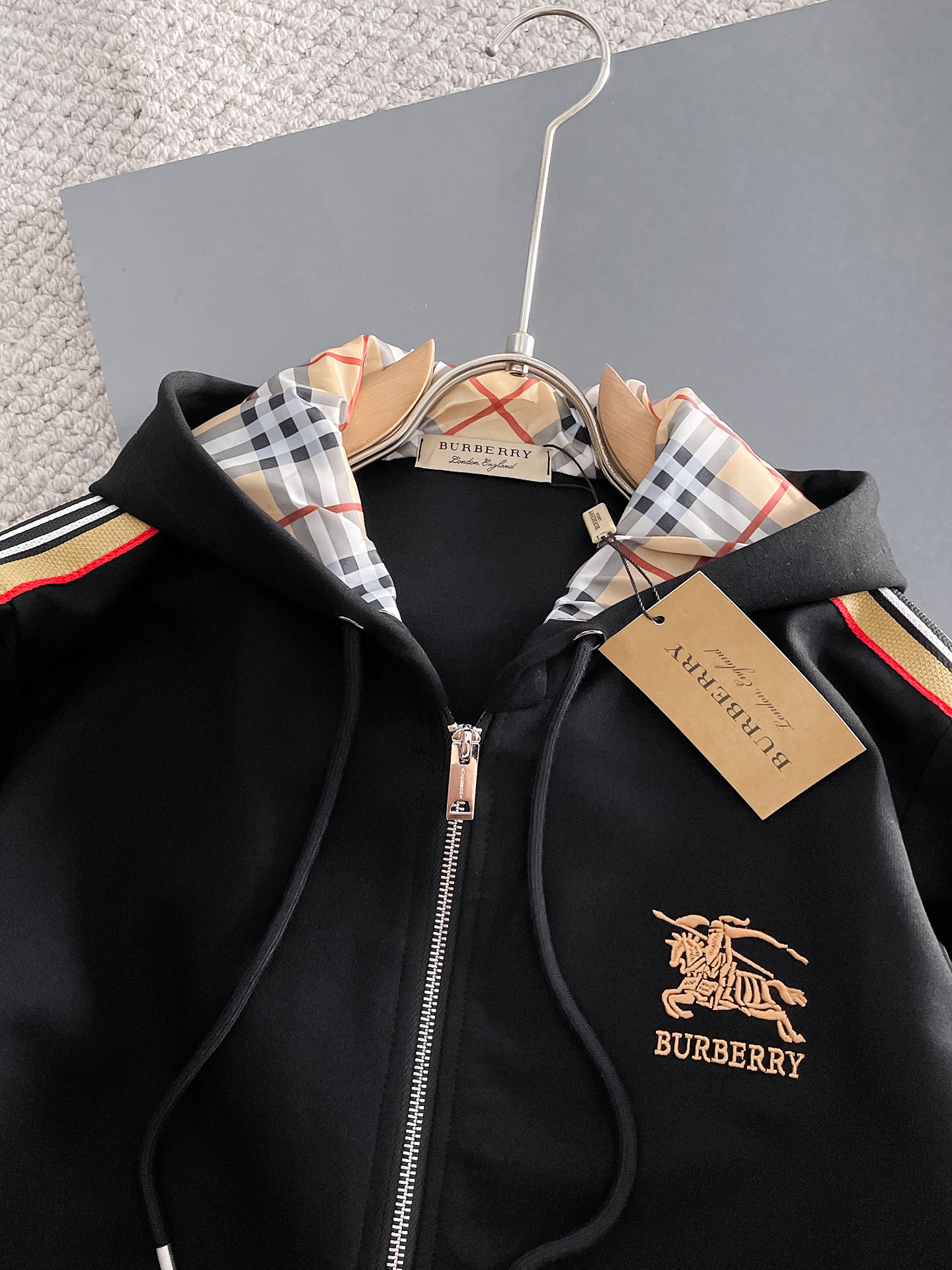 バーバリー「Burberry」春秋 メンズ  カジュアルスポーツセット