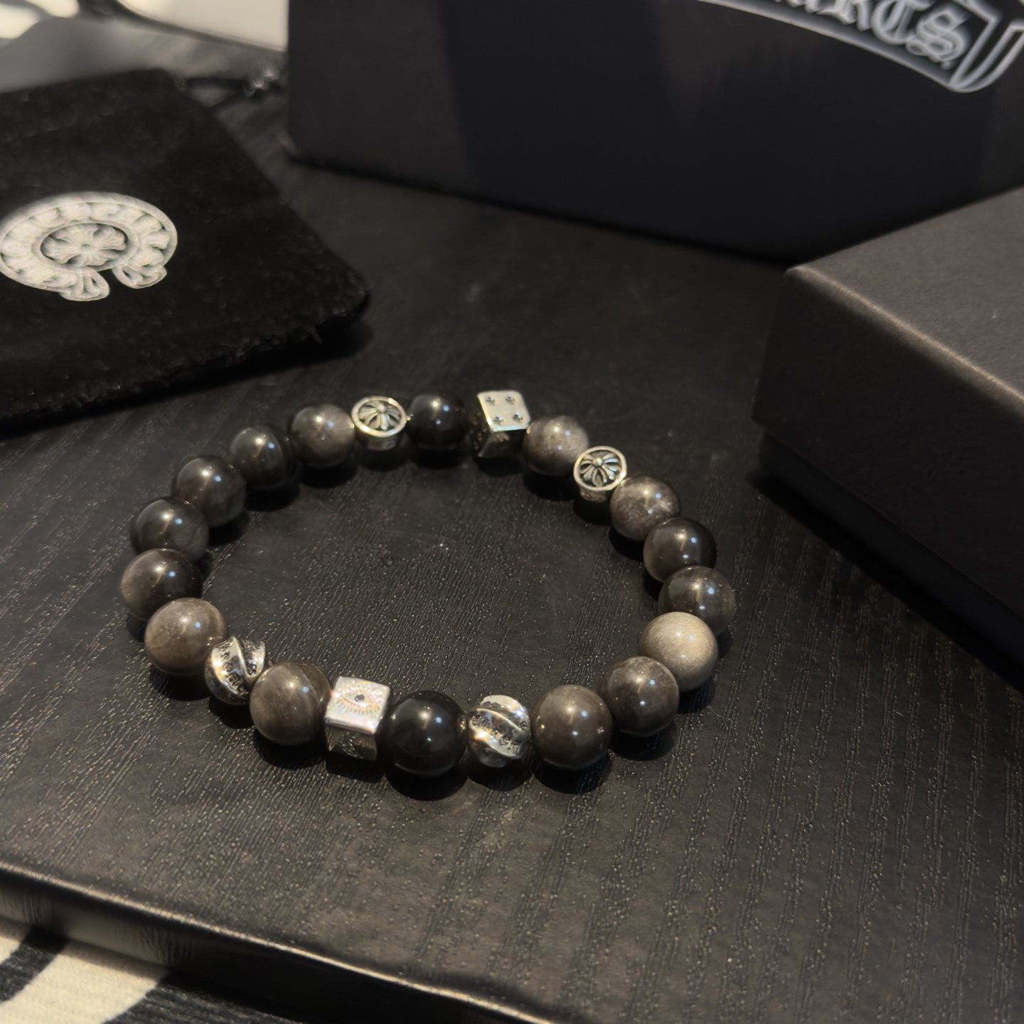 クロムハーツ「Chrome Hearts」ブレスレット - ヴィンテージ＆ロックテイスト ペア用