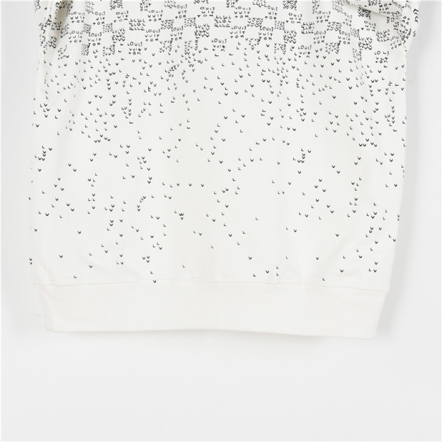 Louis Vuitton / ルイ・ヴィトン 24Fw グラデーション小飛行機柄プリントの丸首パーカー