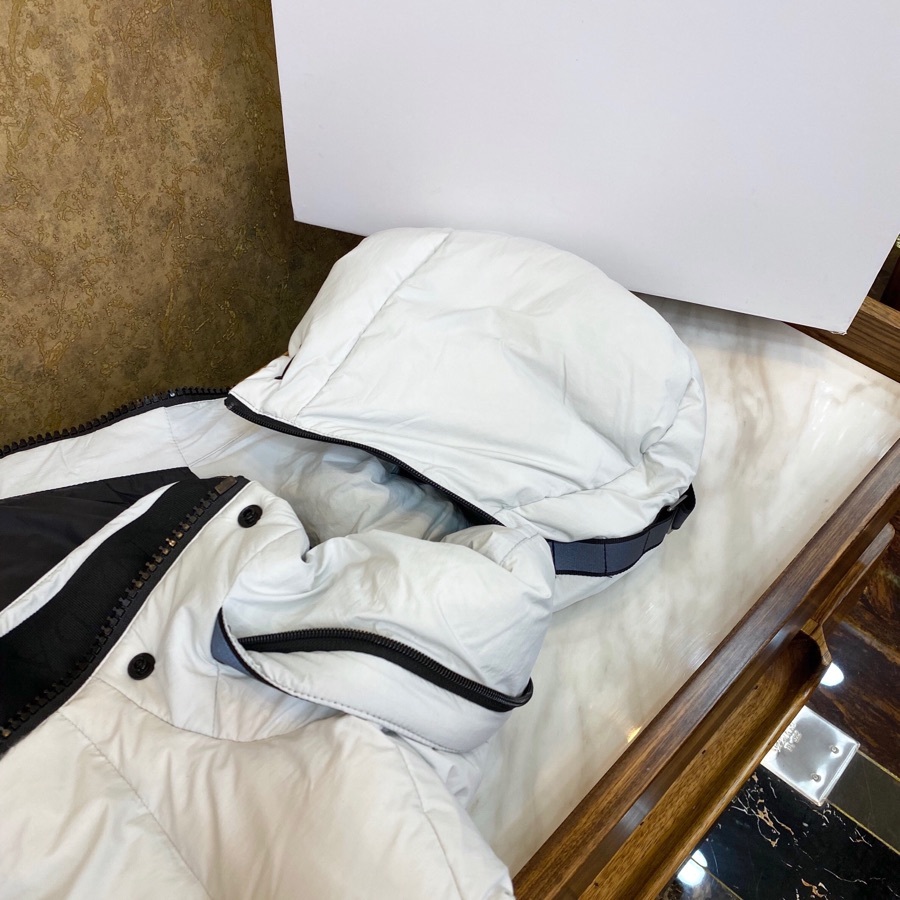 カナダグース ファッションフーディロングダウンジャケット 男女兼用