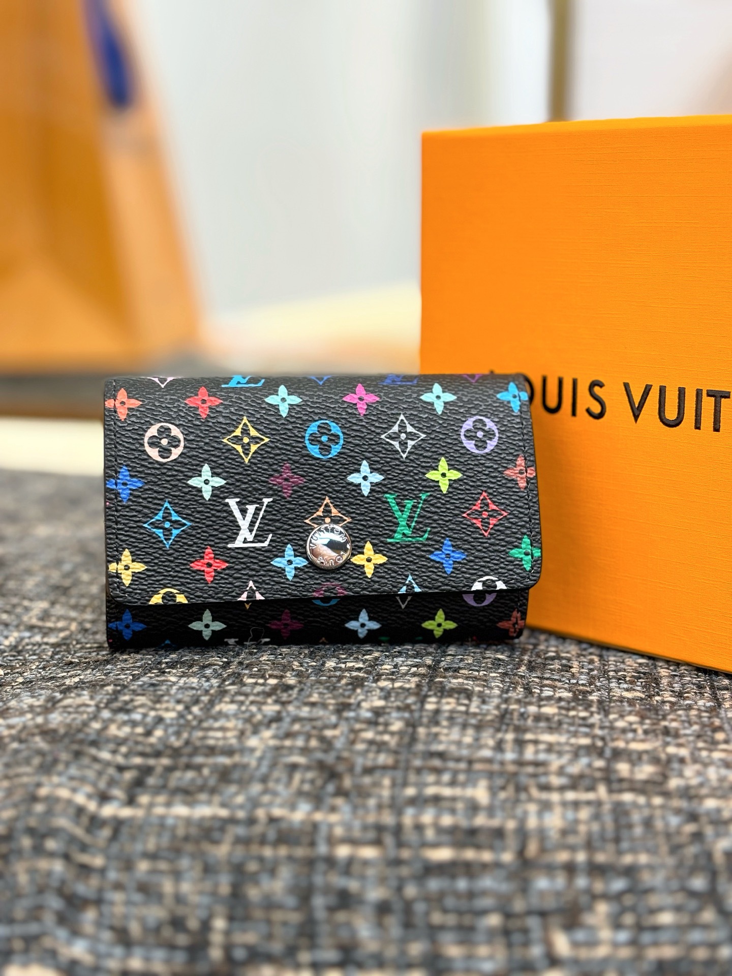 ルイ・ヴィトン「Louis Vuitton」LV × TM キーケース ミュルティクレ