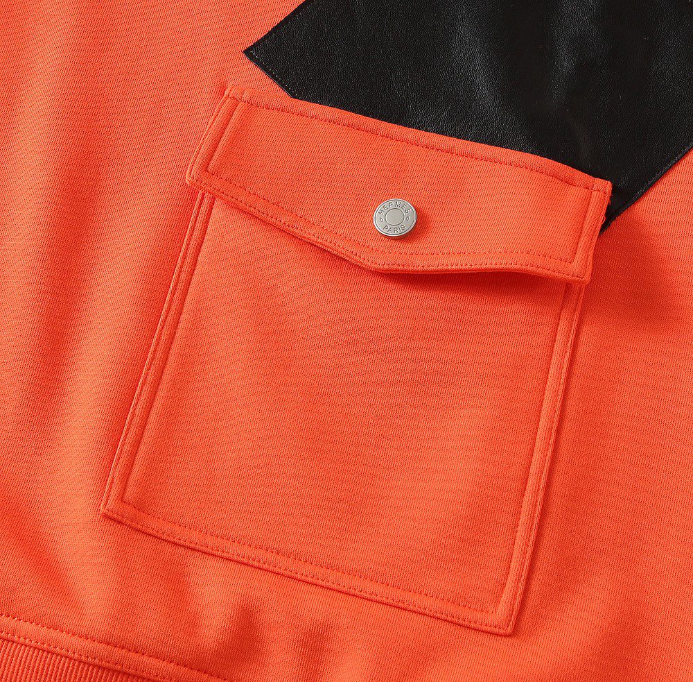 エルメス「Hermès」新作クラシックラウンドネックプルオーバーフーディ