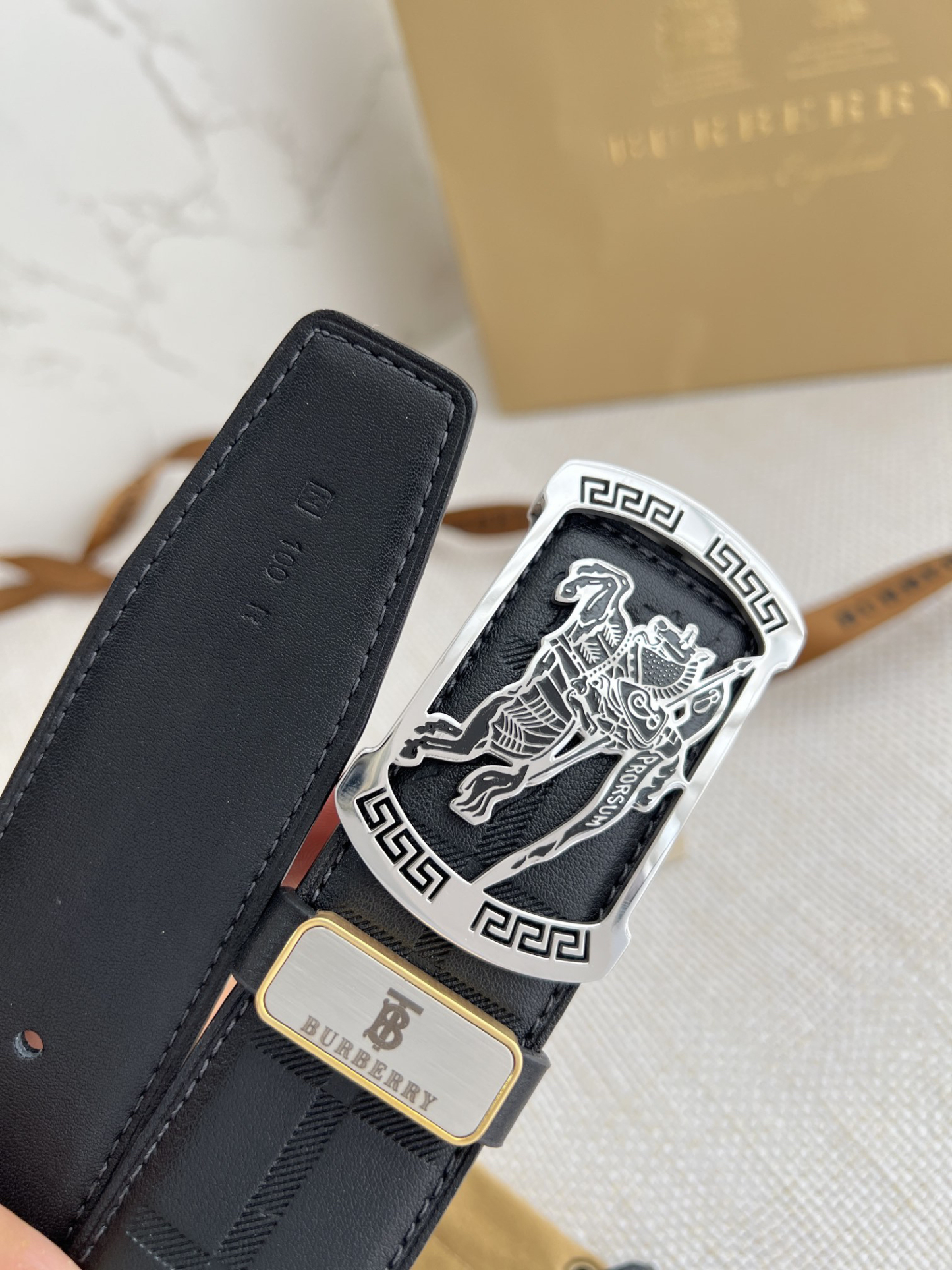 [Copy]バーバリー「Burberry」フックベルト 2色