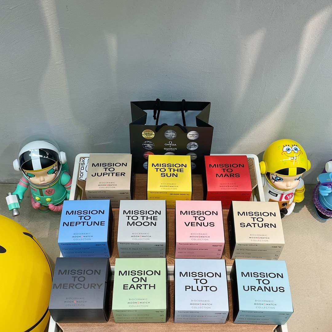 「Swatch x Omega」Bioceramic MoonSwatchコレクション 42MM -11色
