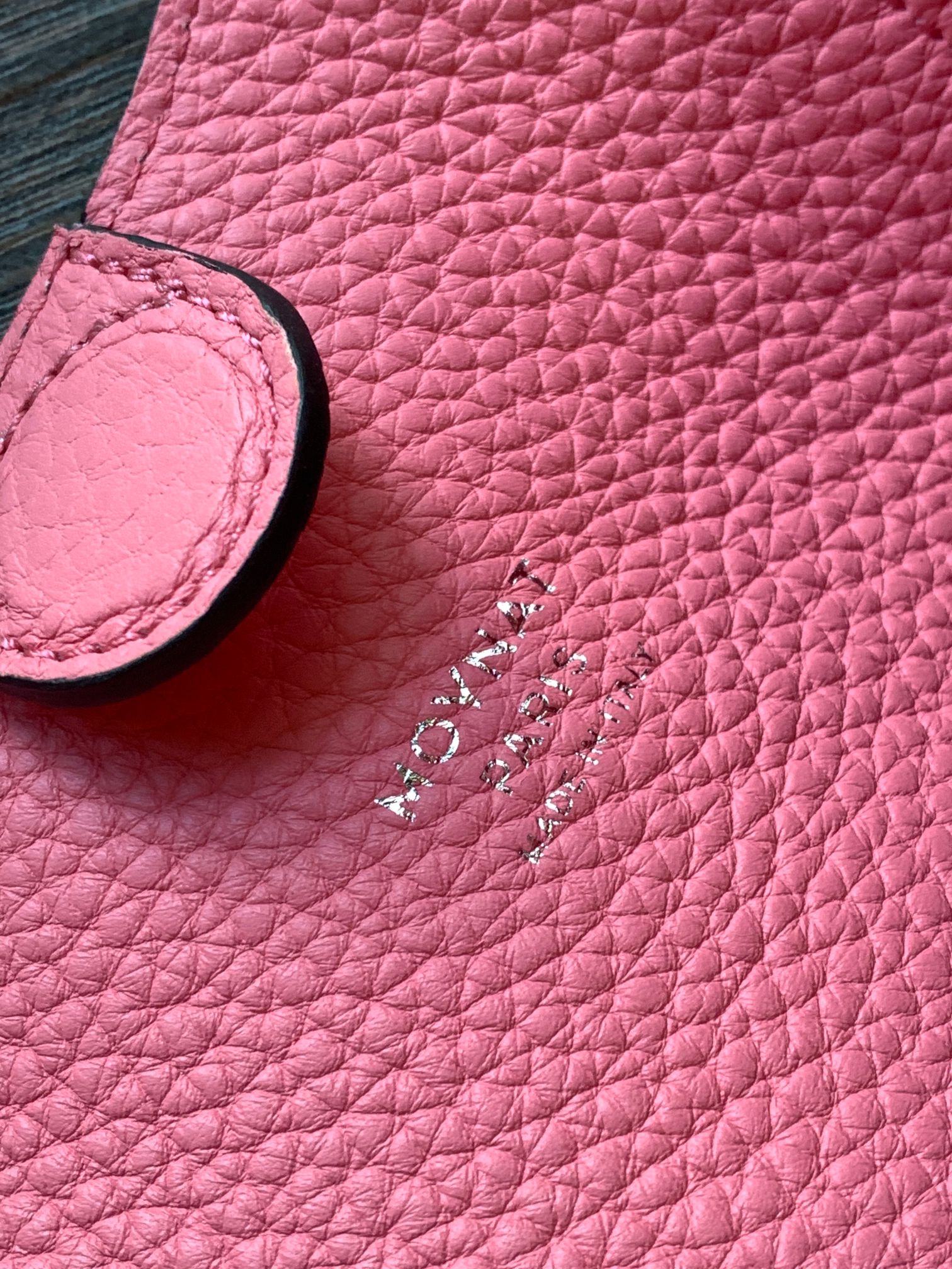 モイナ「Moynat」Duo Tote BB レザートートバッグ