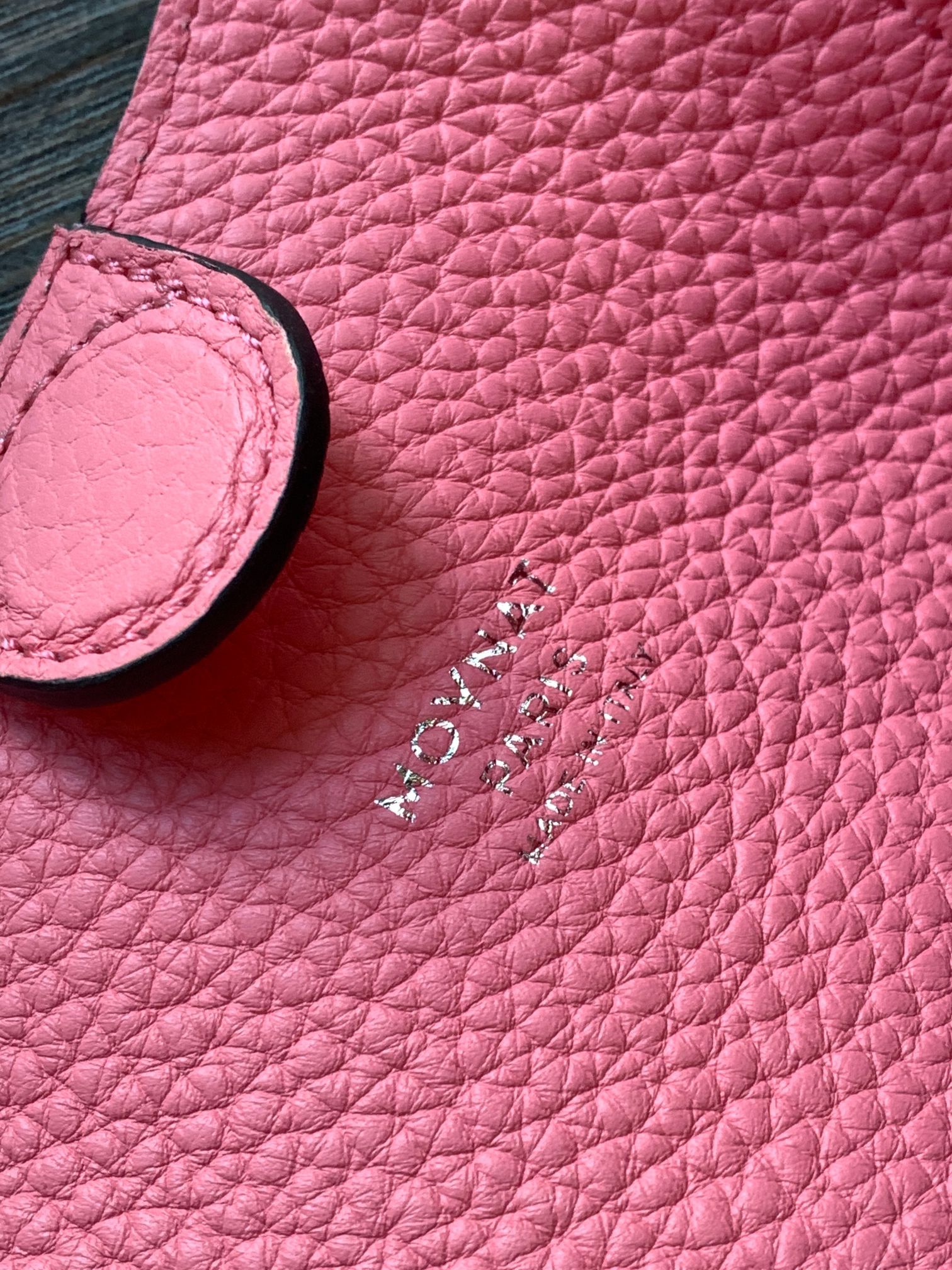 モイナ「Moynat」Duo Tote BB レザートートバッグ