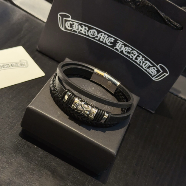 クロムハーツ「Chrome Hearts」ブレスレット - ヴィンテージ＆ロックテイスト ペア用