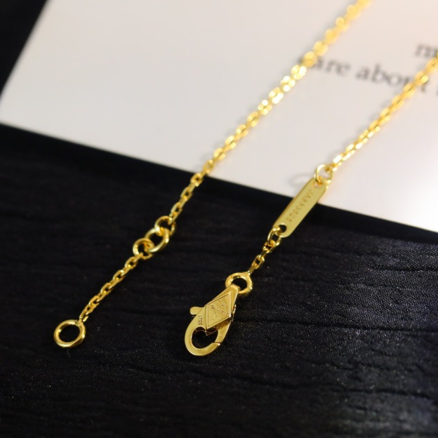 ヴァン クリーフ＆アーペル「Van Cleef & Arpels」 Butterfly マザーオブパール 18Kホワイトゴールド ブレスレット17cm