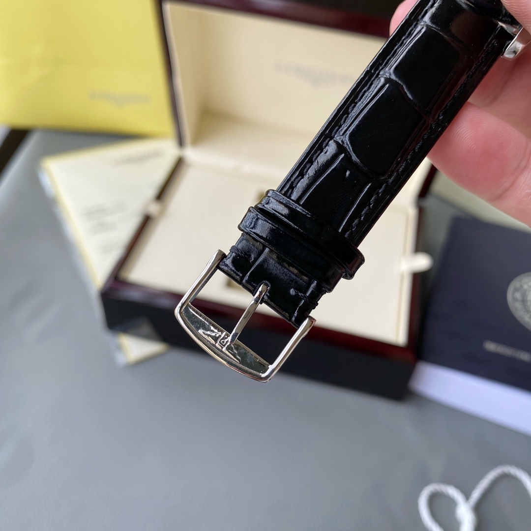 ロンジン「Longines」‌ロンジン マスターコレクション メンズ クロノグラフ 腕時計42mm
