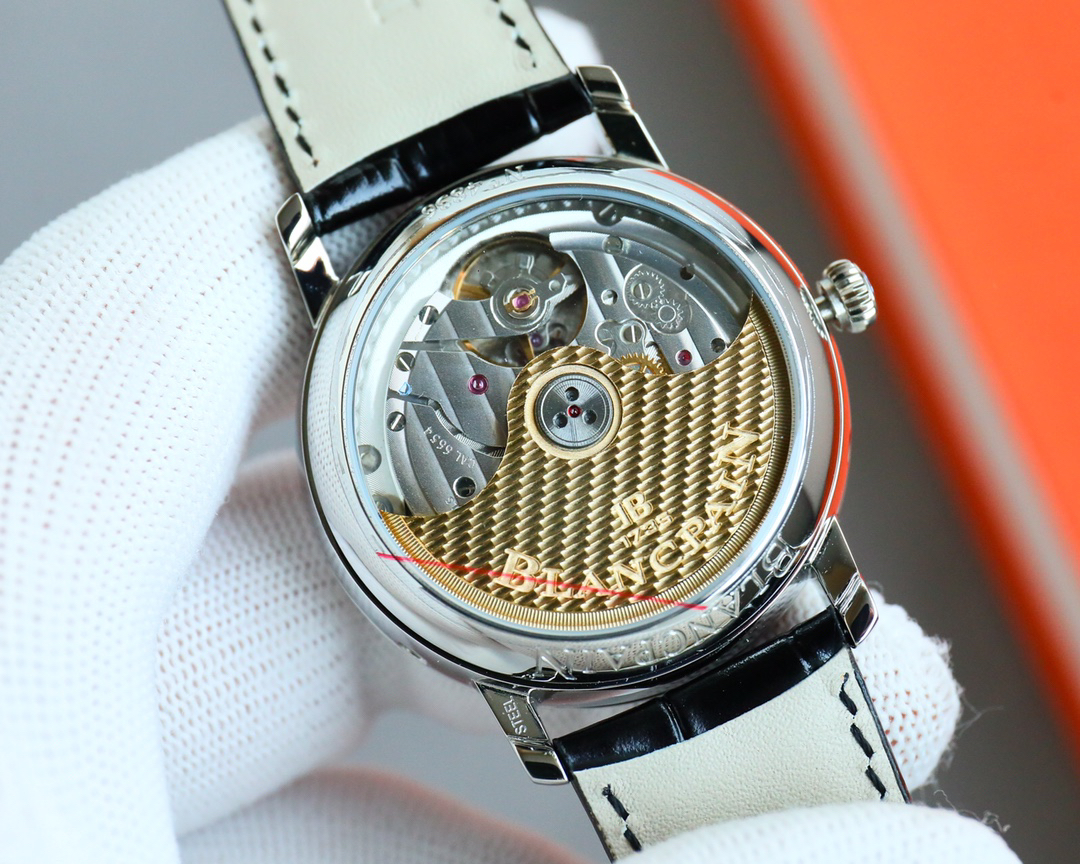 ブランパン「Blancpain」ヴィルレ コンプリートカレンダー ムーンフェイズ 自動巻き腕時計40mm