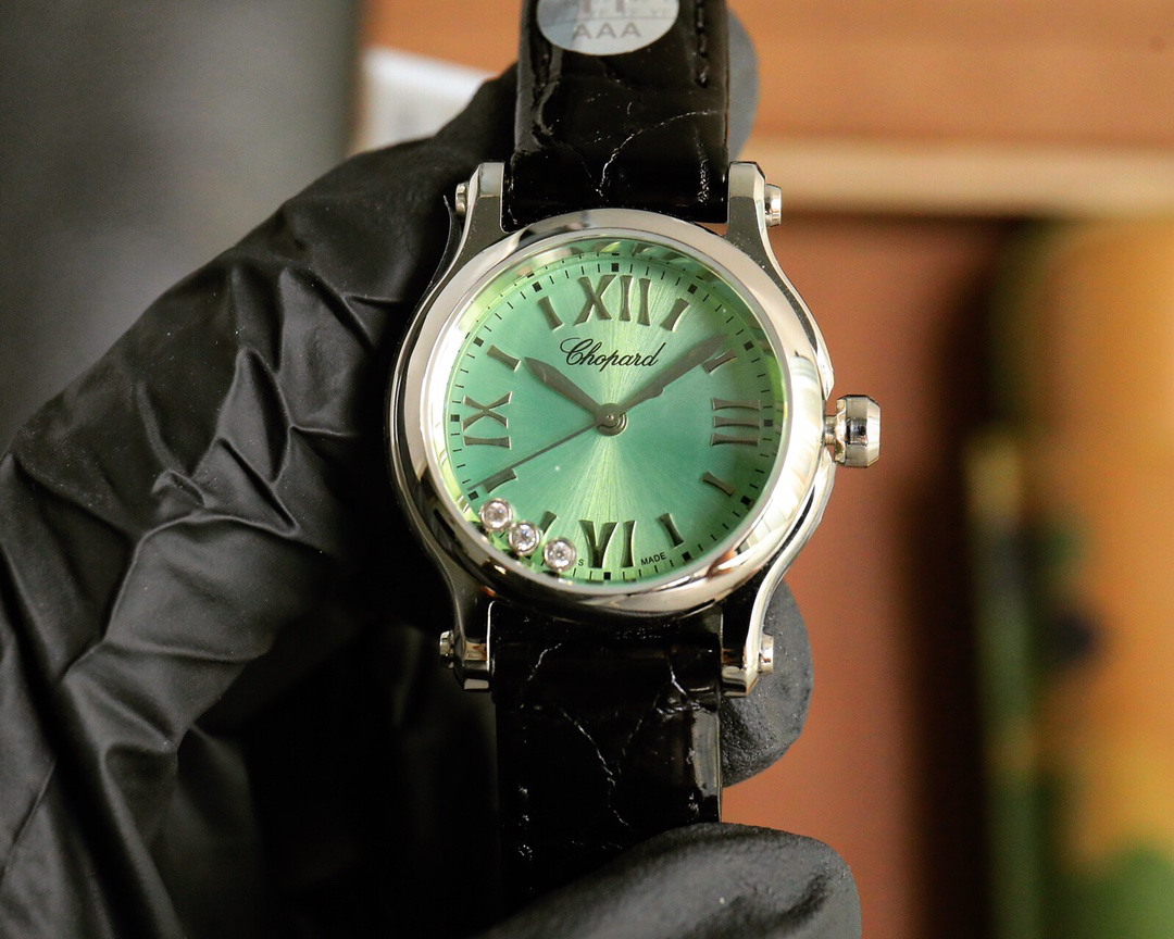 ショパール「Chopard」ハッピーダイヤモンドレディース ジュエリーウォッチ30mm