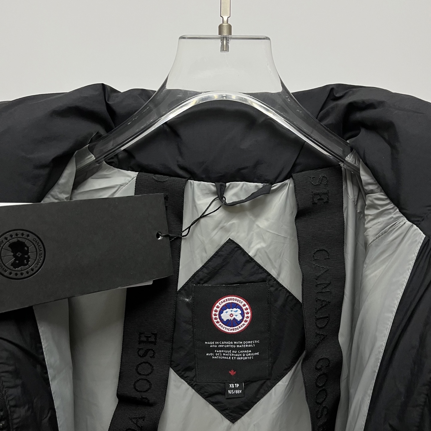 カナダグース フード付きファー付きダウンジャケット 男女兼用