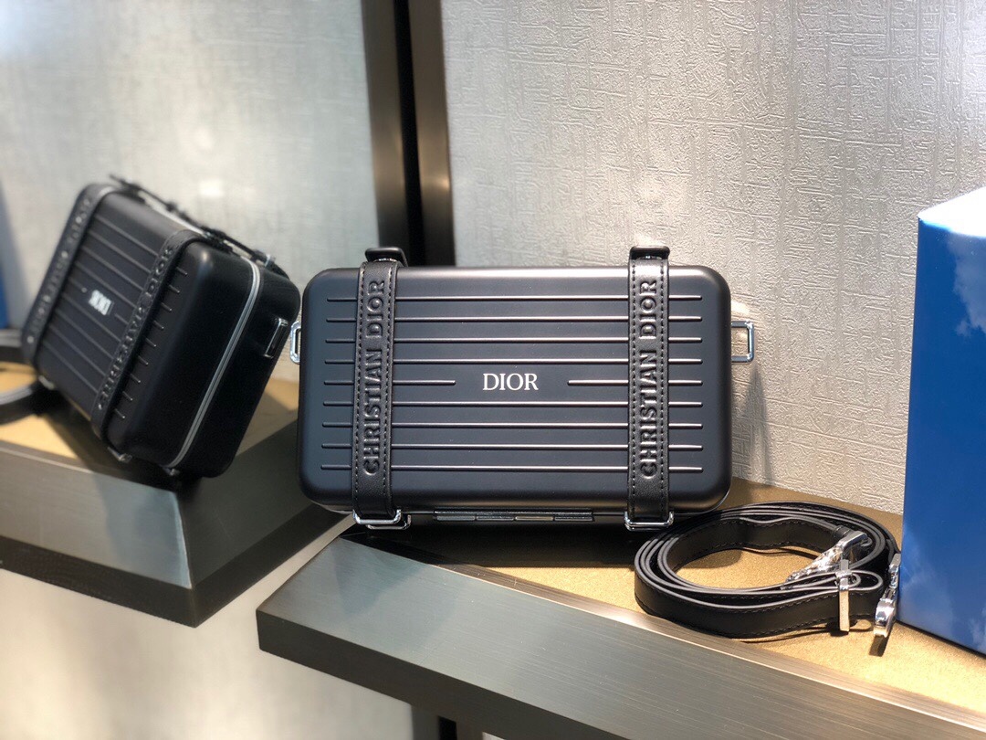 「コラボモデル」DIOR & RIMOWA ミニトランク バッグ