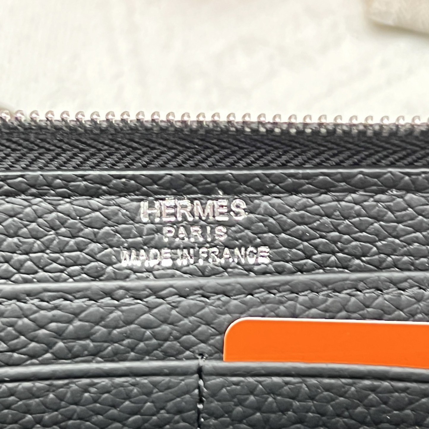 エルメス ファスナー式レザーウォレット