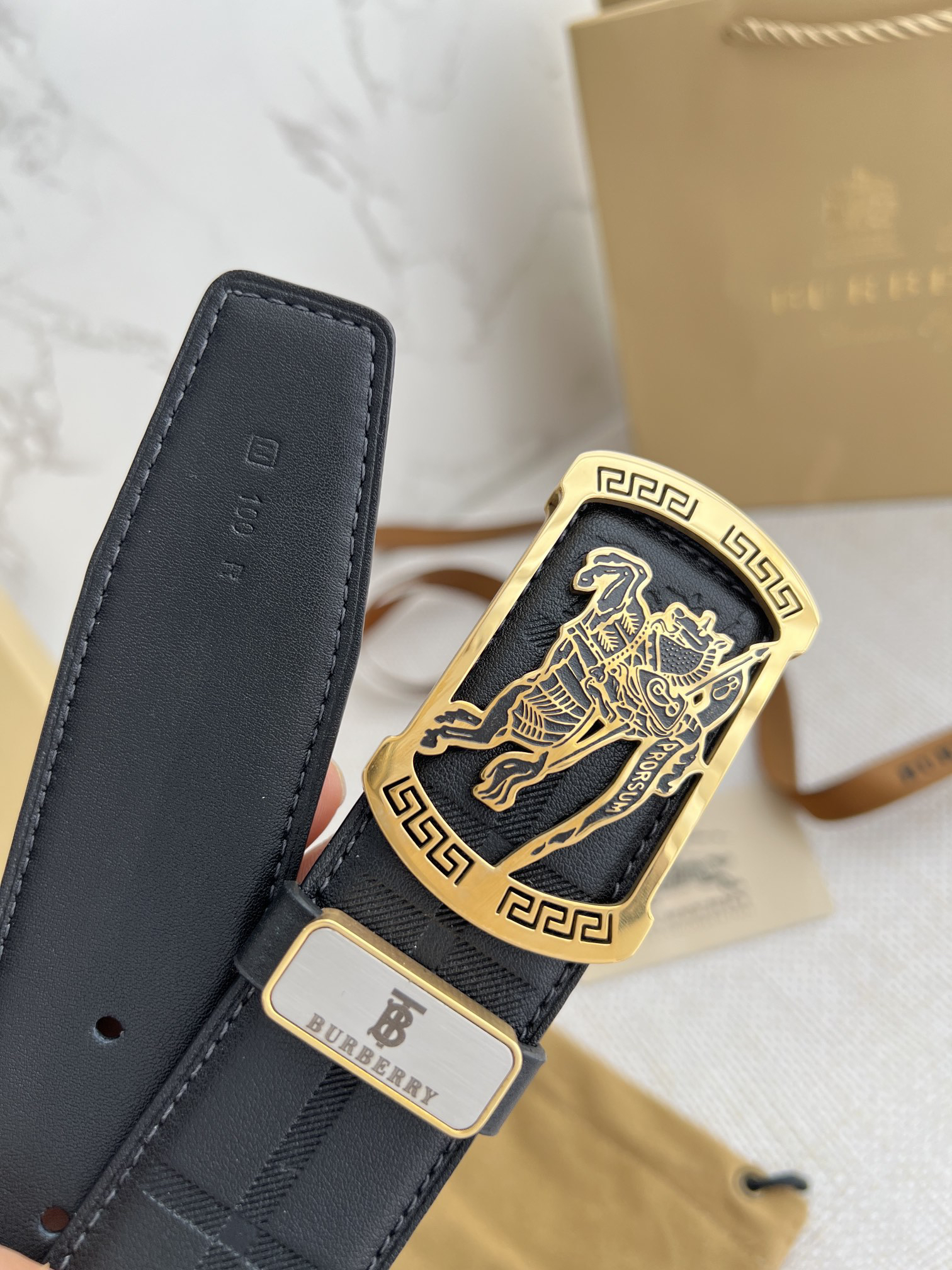 [Copy]バーバリー「Burberry」フックベルト 2色