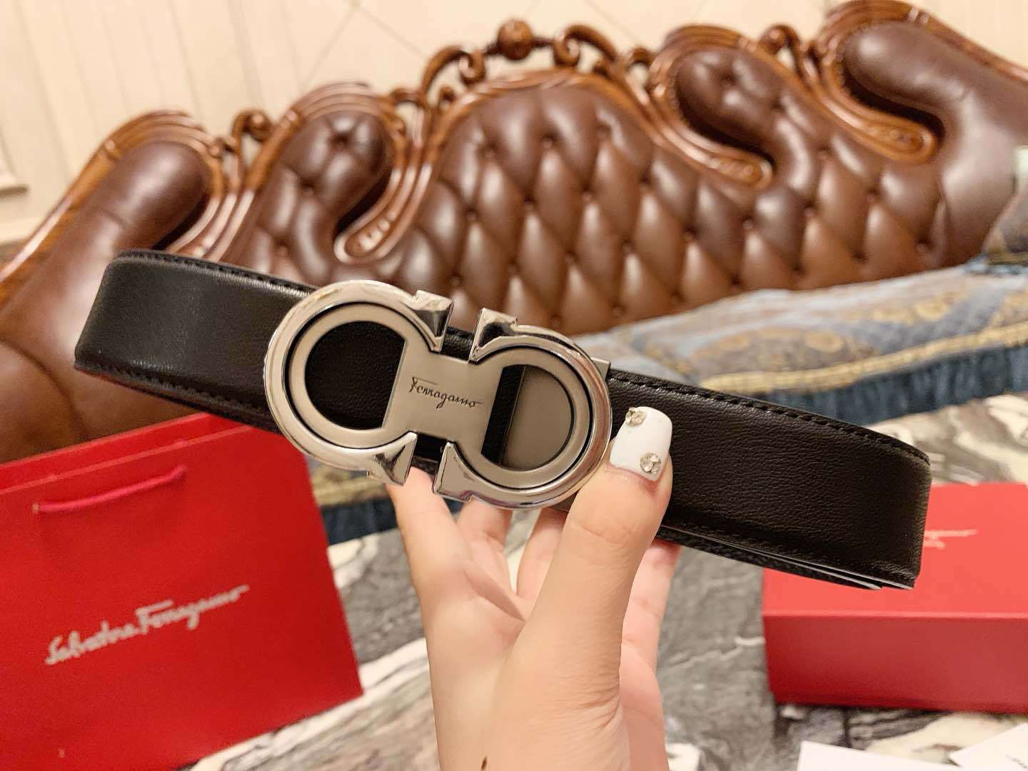 フェラガモ「Ferragamo」リバーシブルベルト