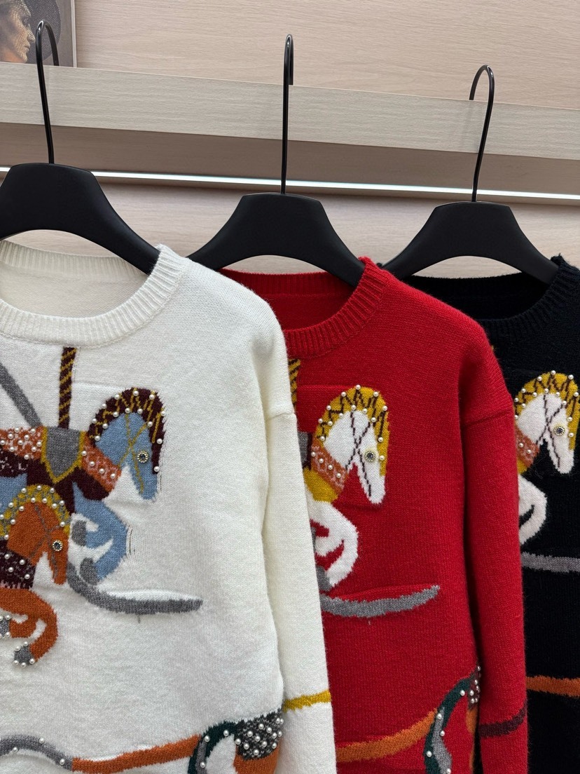 エルメス「Hermès」春季新作ラウンドネックスウェット
