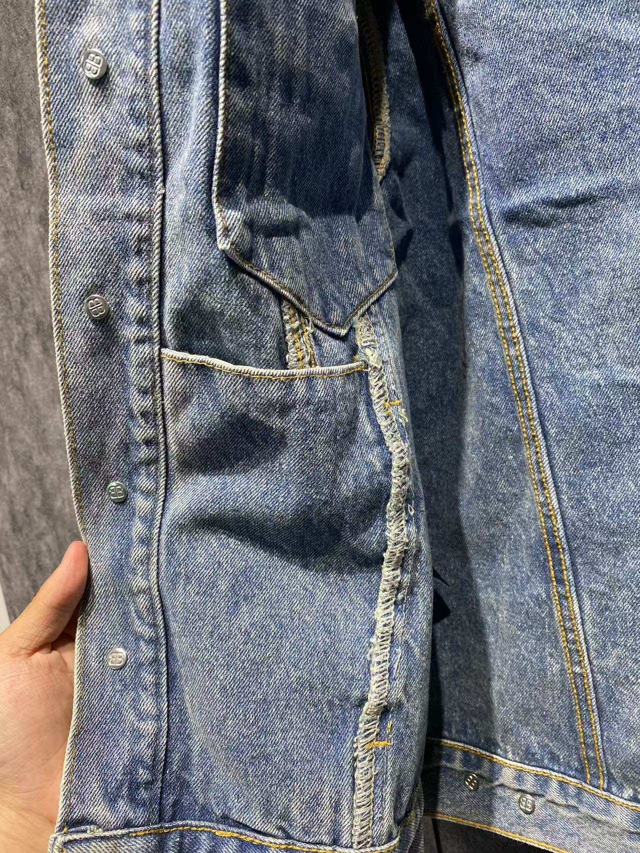 バレンシアガ「Balenciaga」デニムジャケット クラシック リデザイン