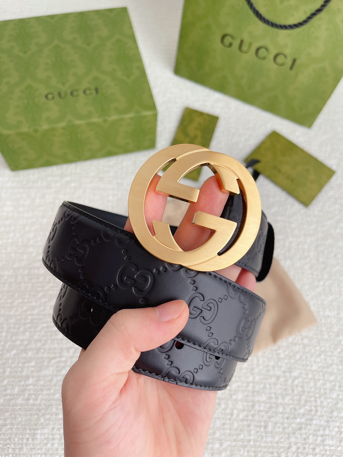 【在庫新登場】Gucci イタリアンテイストベルト「全長約 100cm」