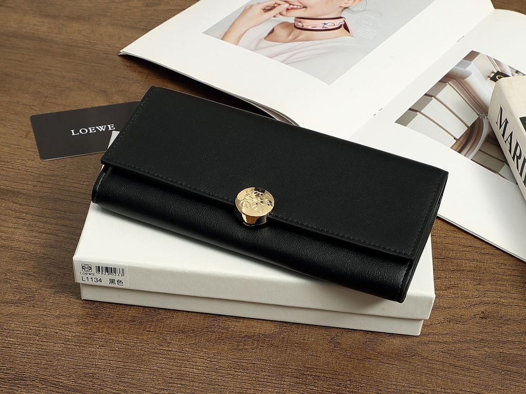 ロエベ「LOEWE」アナグラム コンティネンタル ウォレット 3色