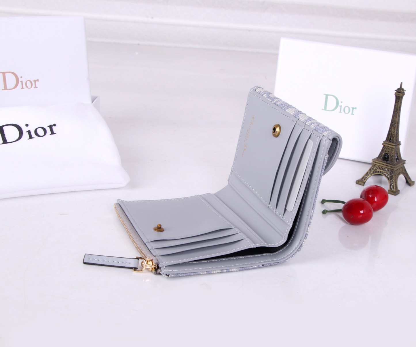 ディオール「Dior」Oblique 帆布ショートウォレット 限定デザイン