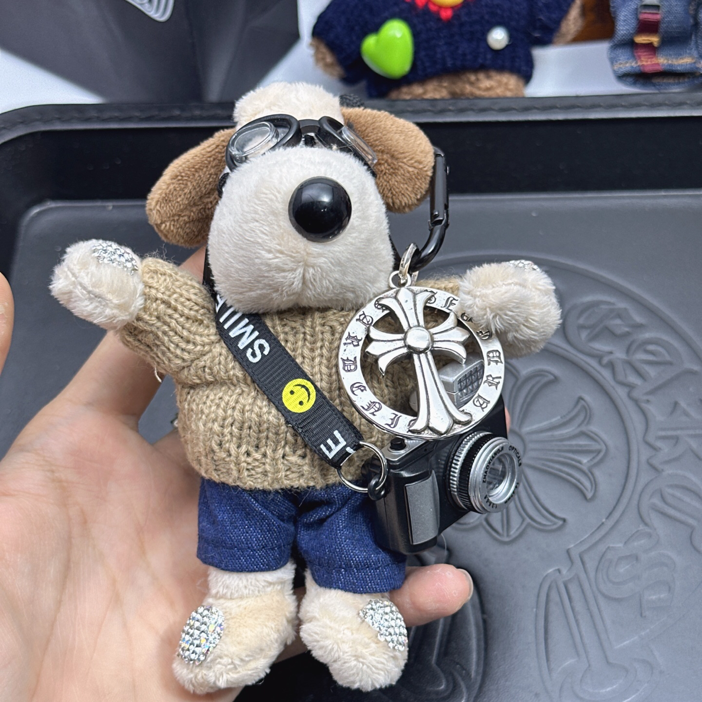 クロムハーツ「Chrome Hearts」バッグチャーム - すべてのトレンドバッグに合わせて、クールでキュートなスタイルを